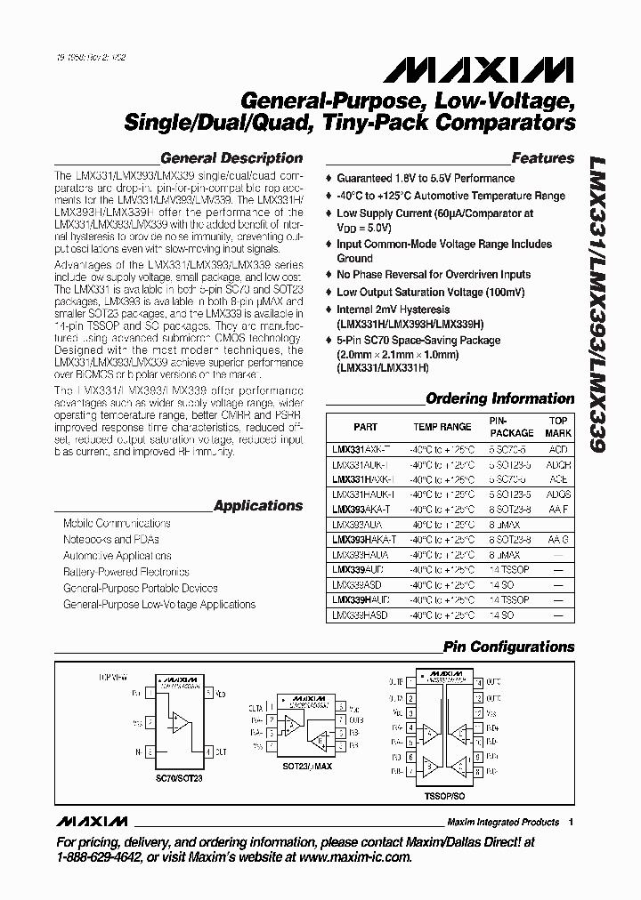 LMX331H_329456.PDF Datasheet
