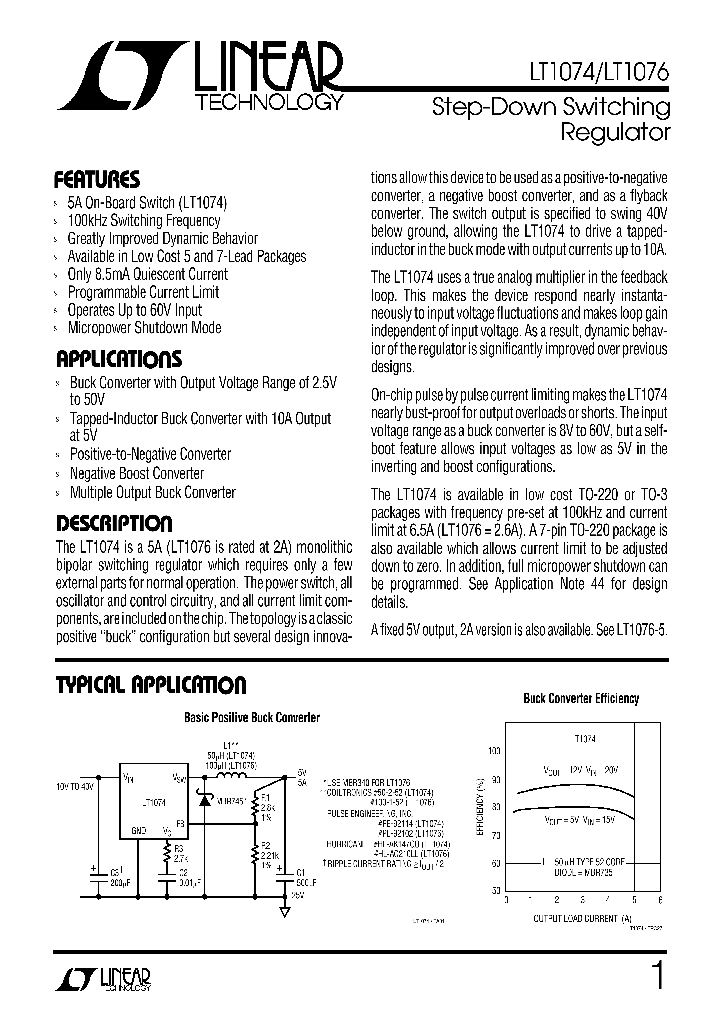 LT1074_315203.PDF Datasheet