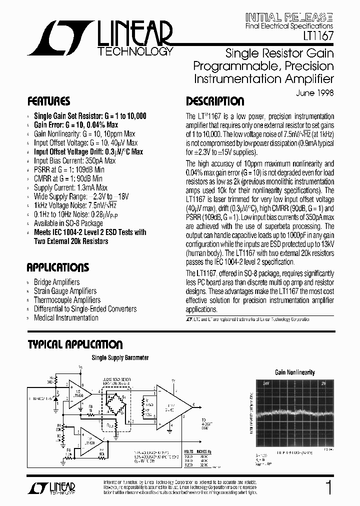LT1167_315693.PDF Datasheet