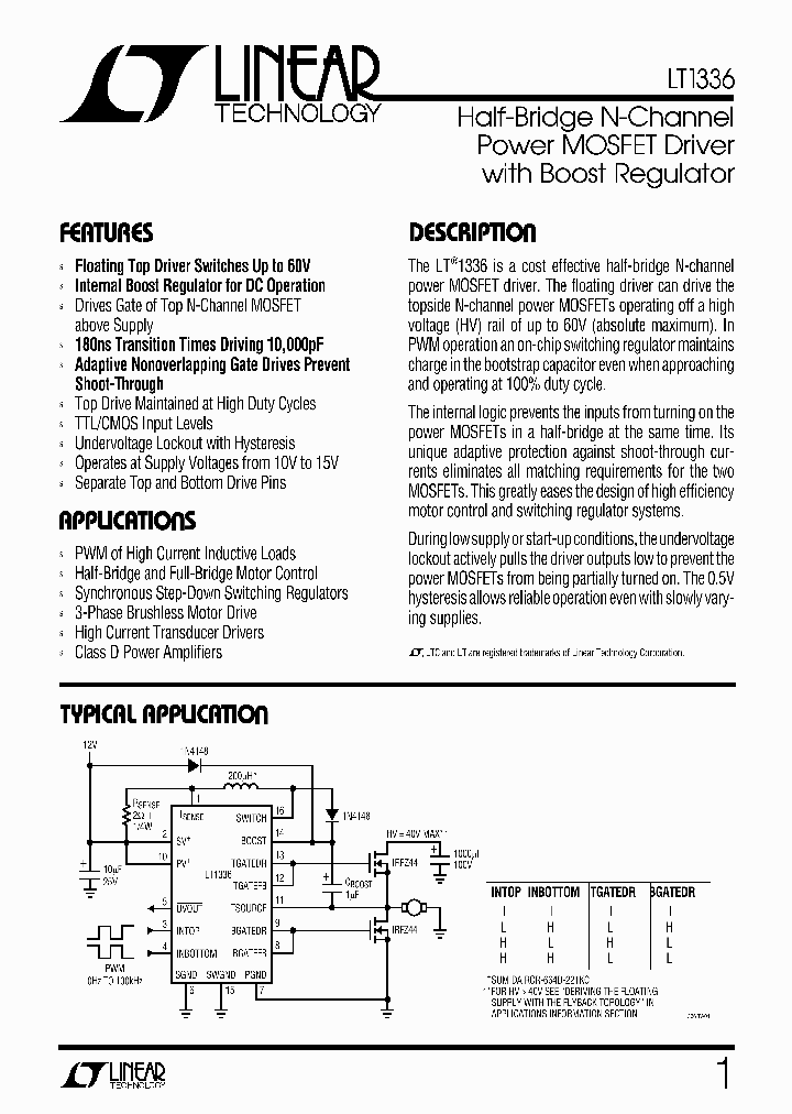LT1336_199896.PDF Datasheet