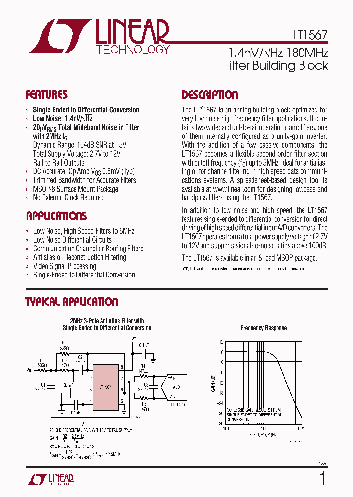 LT1567_336738.PDF Datasheet
