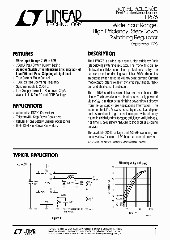 LT1676_315324.PDF Datasheet