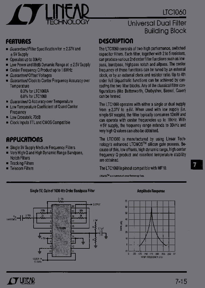 LTC1060_84401.PDF Datasheet