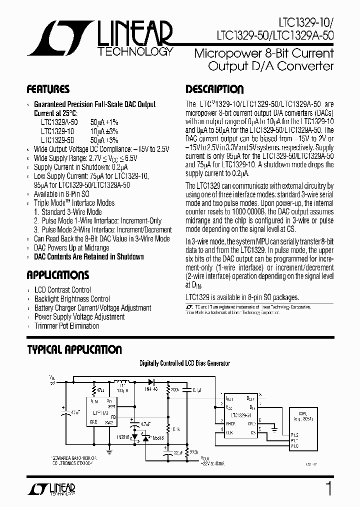 LTC1329-10_105975.PDF Datasheet