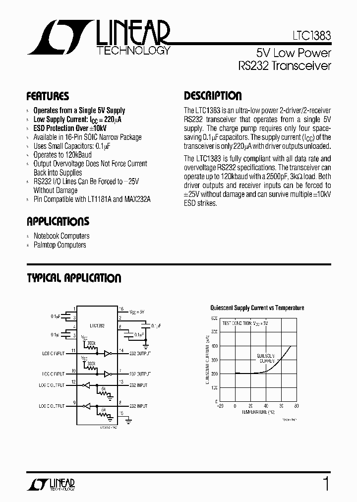 LTC1383_251286.PDF Datasheet