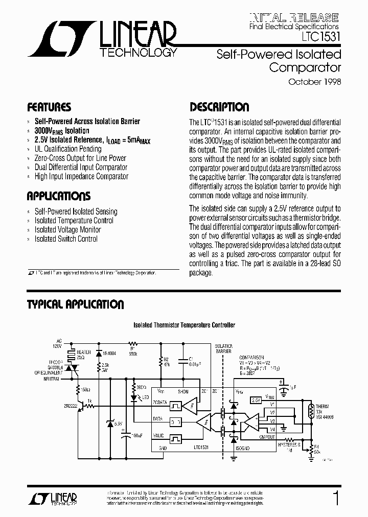 LTC1531_187347.PDF Datasheet