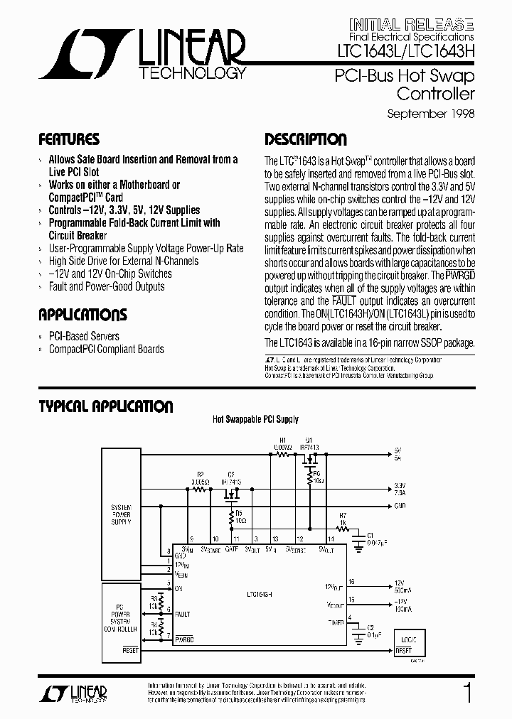 LTC1643H_335636.PDF Datasheet