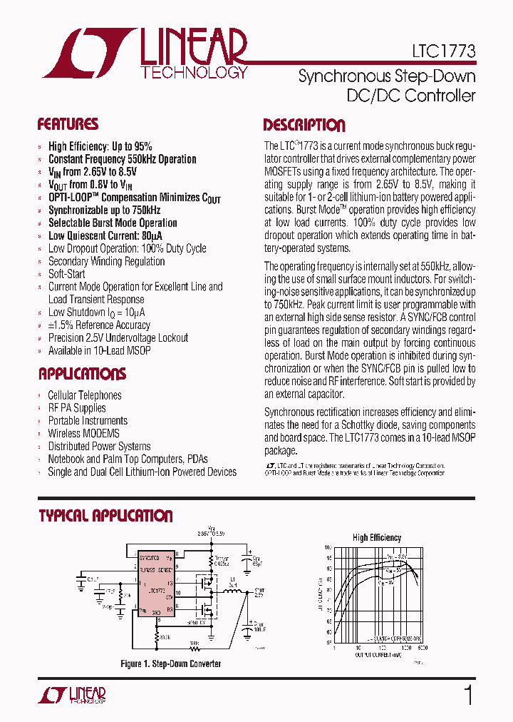 LTC1773_193869.PDF Datasheet