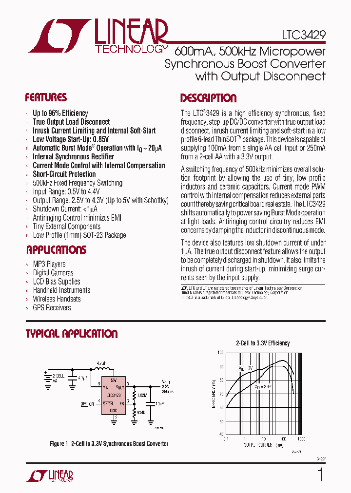LTC3429_337407.PDF Datasheet