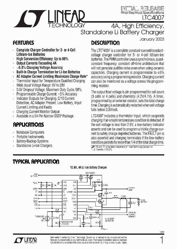 LTC4007_201803.PDF Datasheet
