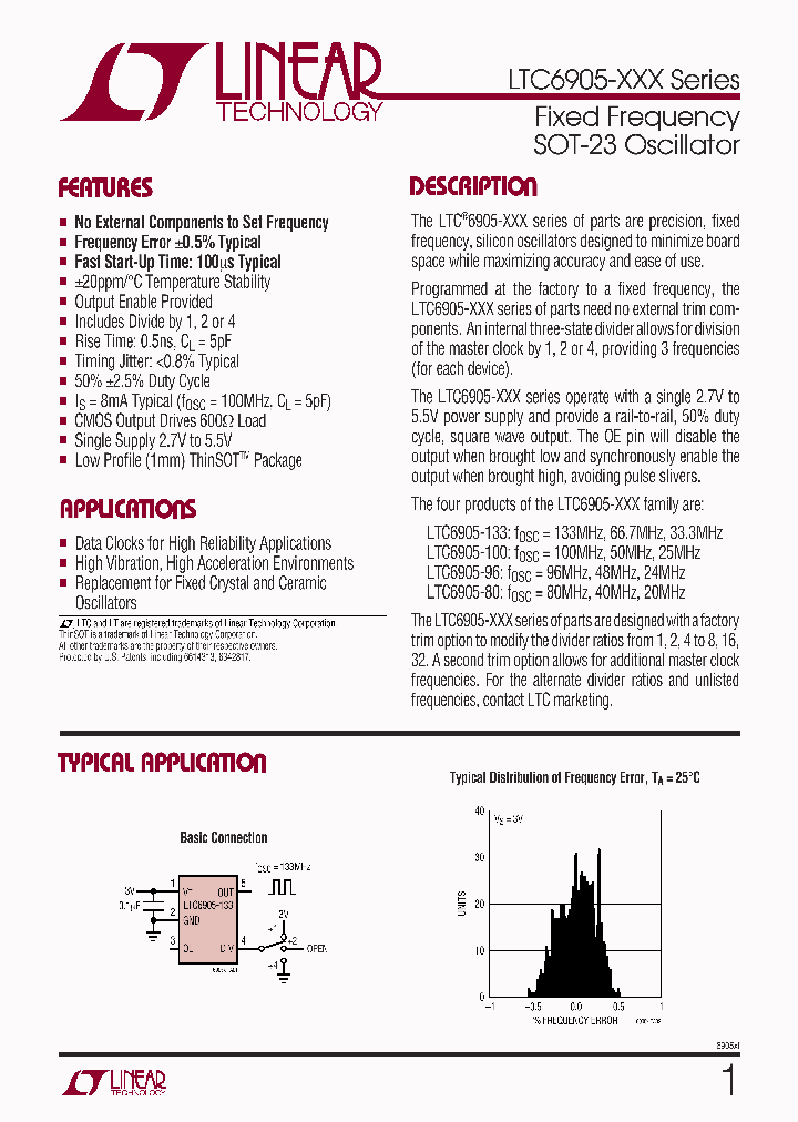 LTC6905-XXXSERIES_196527.PDF Datasheet