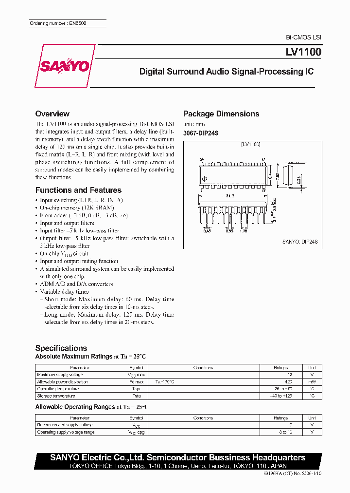 LV1100_319583.PDF Datasheet