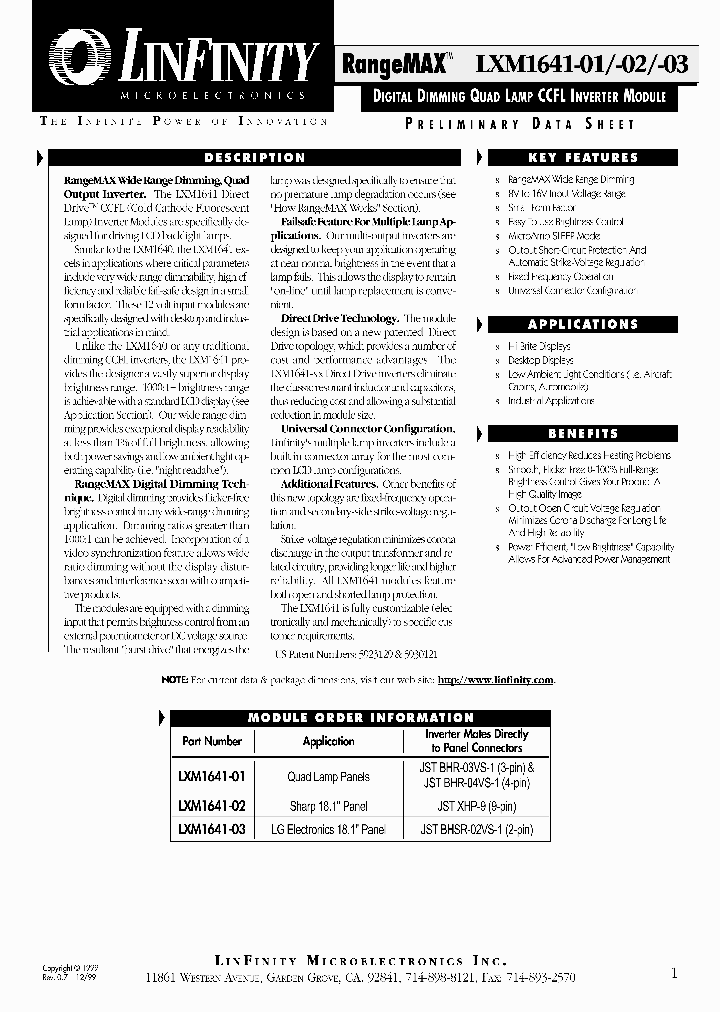 LXM1641-01-02-03_342443.PDF Datasheet