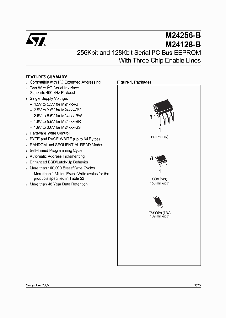 M24256-BW_277683.PDF Datasheet