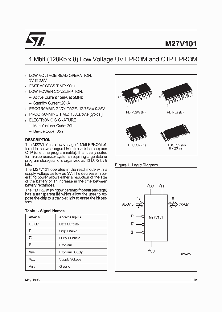 M27V101_121642.PDF Datasheet