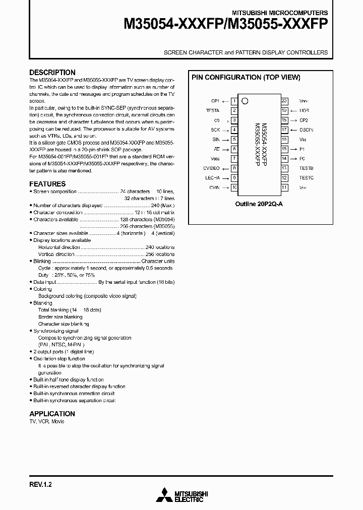 M35055-XXXFP_185364.PDF Datasheet