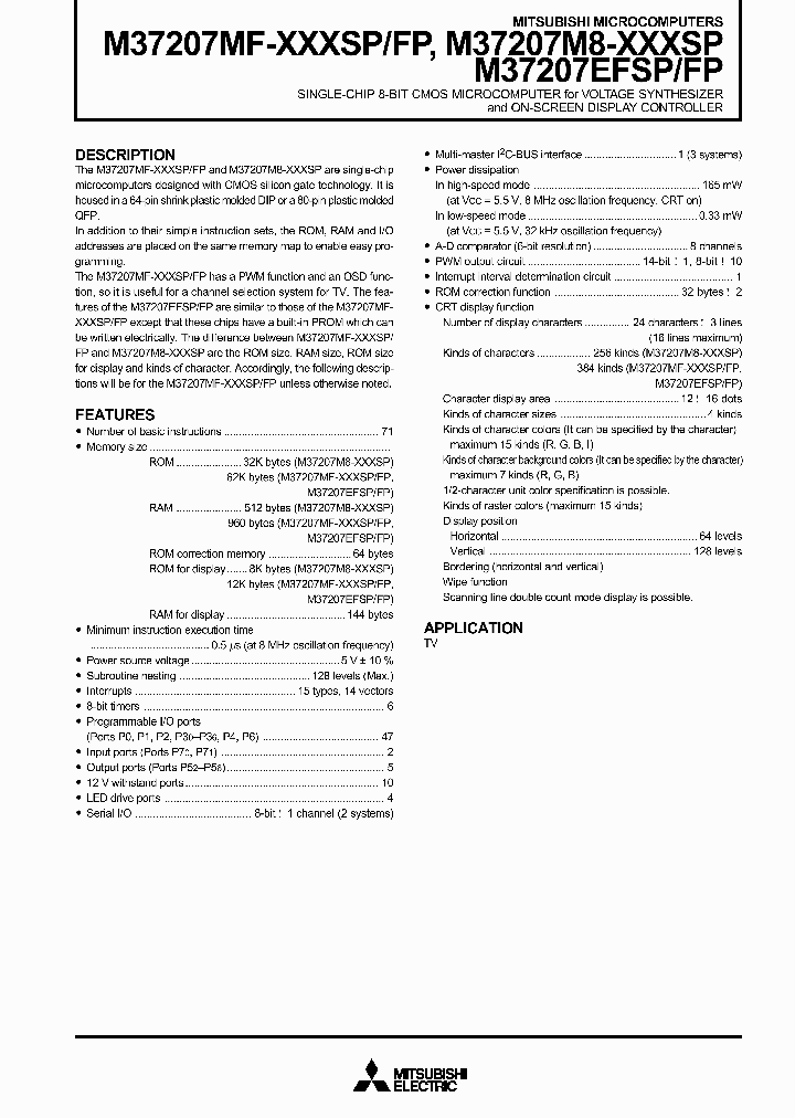 M37207EFFP_148477.PDF Datasheet
