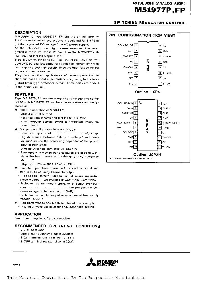 M51977P_345764.PDF Datasheet