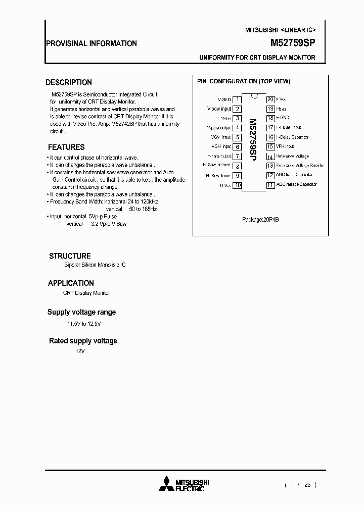 M52759SP_180701.PDF Datasheet