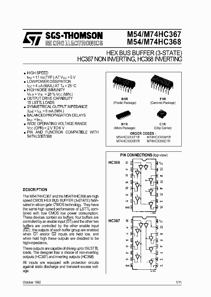 M74HC367_108595.PDF Datasheet