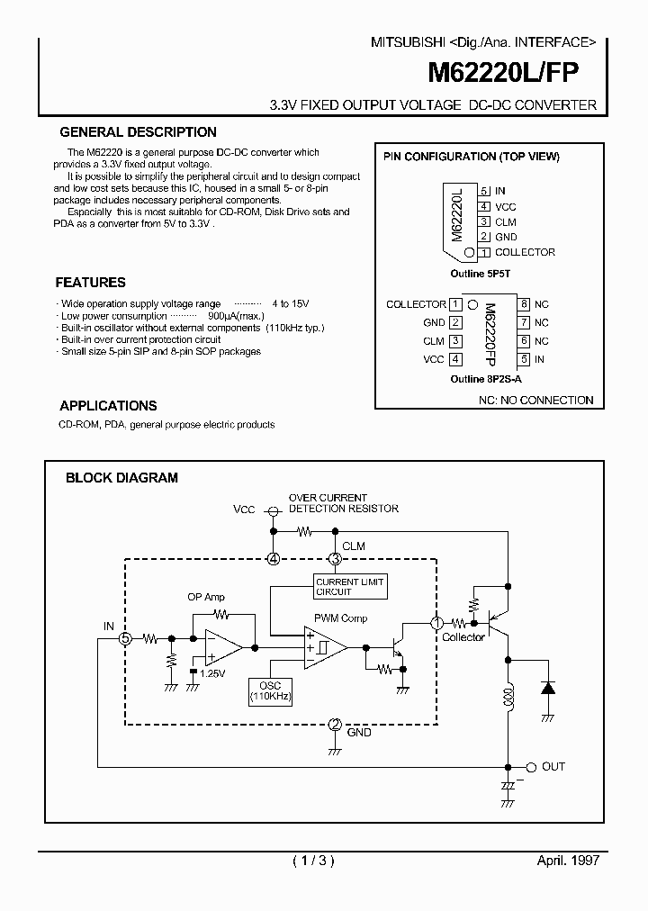 M62220FP_329503.PDF Datasheet