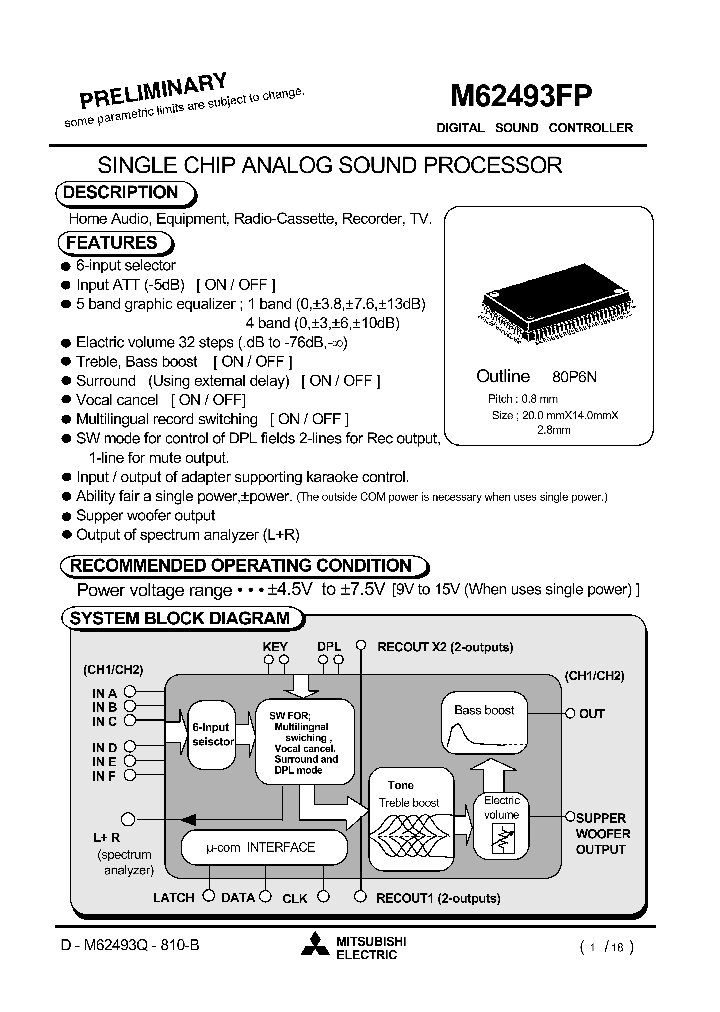 M62493FP_214394.PDF Datasheet