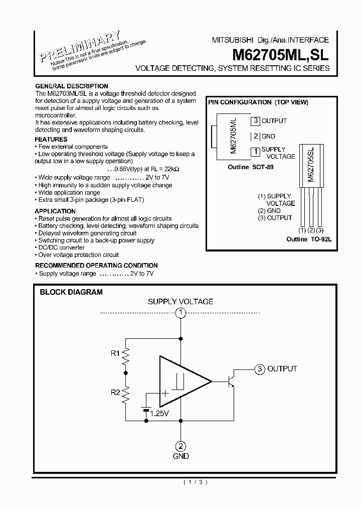 M62705SL_282253.PDF Datasheet