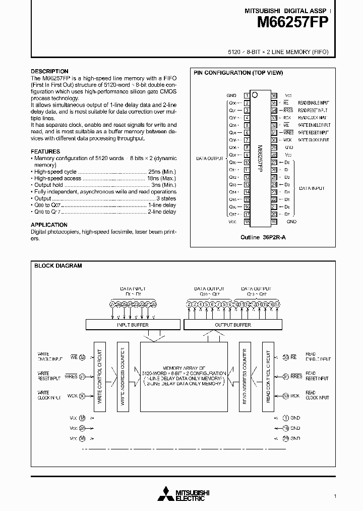 M66257FP_323101.PDF Datasheet