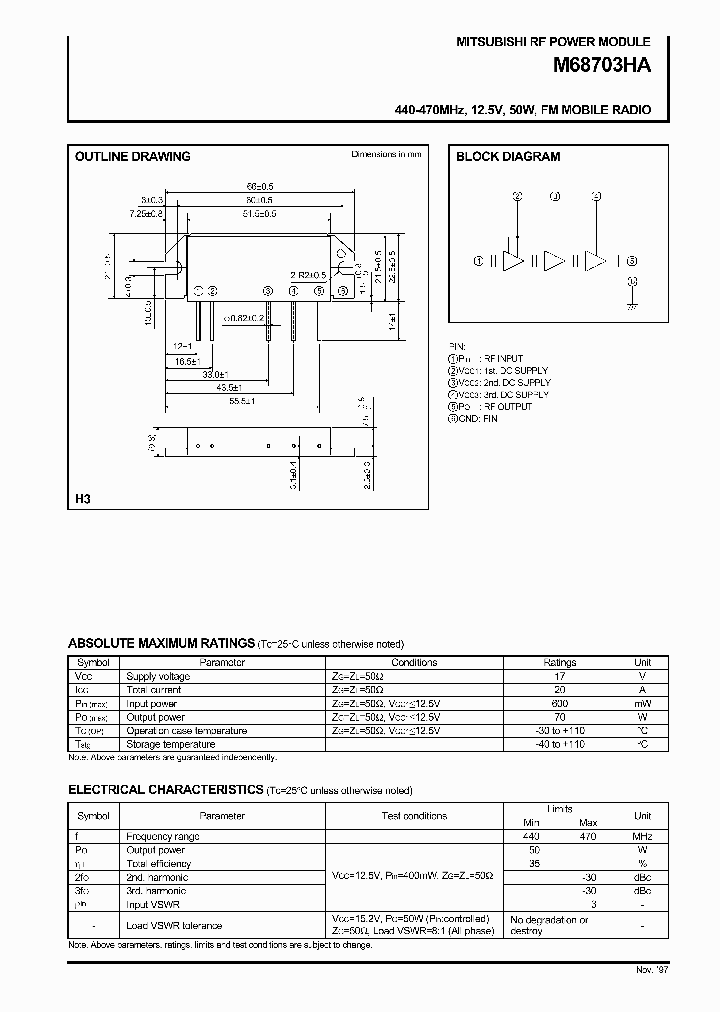 M68703HA_332098.PDF Datasheet