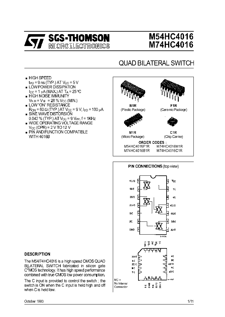 M54HC4016_158951.PDF Datasheet