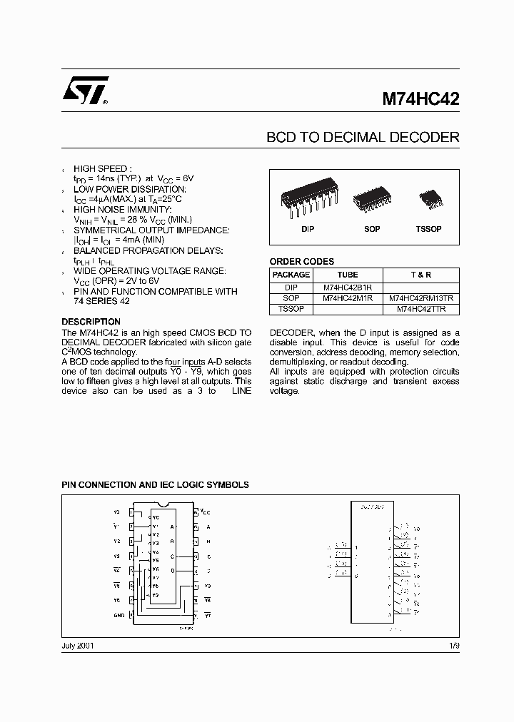 M74HC42_343766.PDF Datasheet