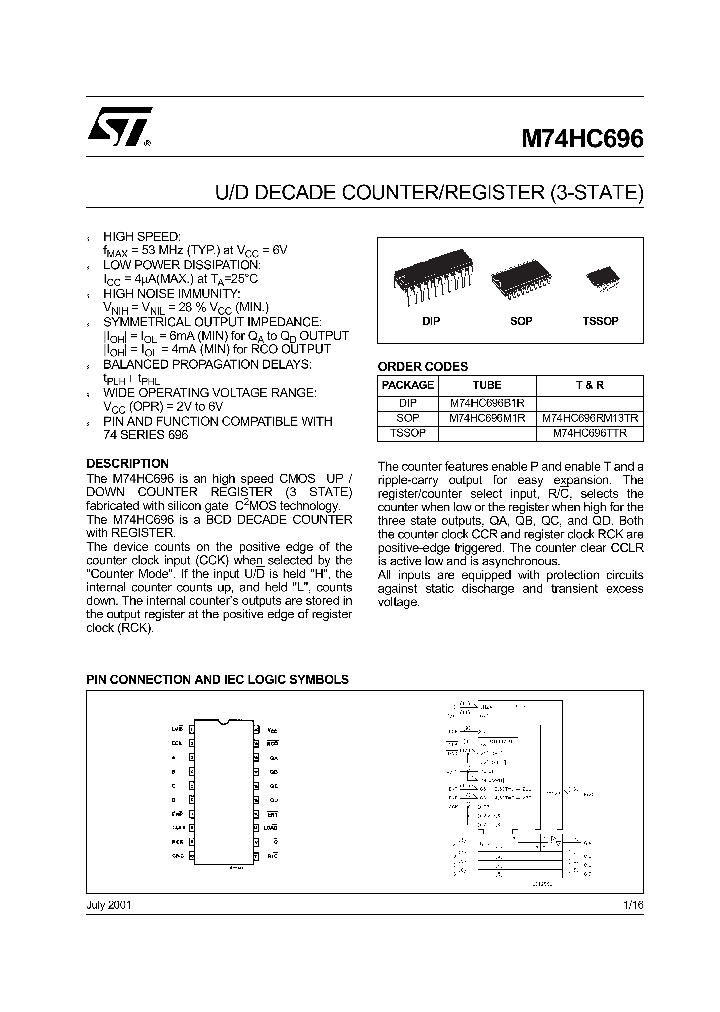 M74HC696_358795.PDF Datasheet