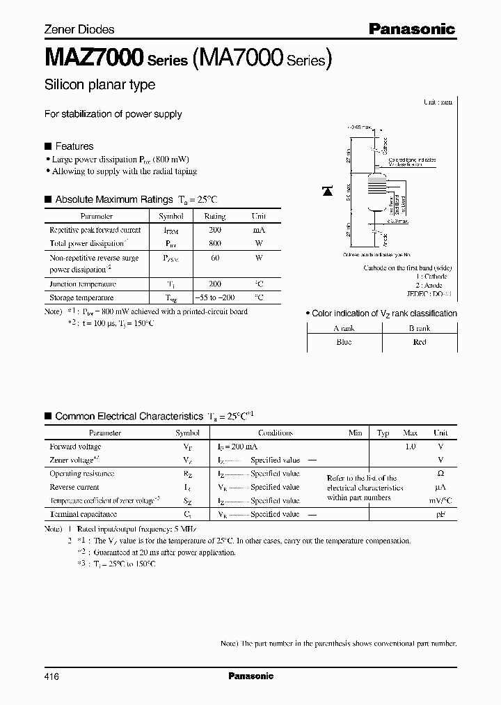MA7000SERIES_201012.PDF Datasheet