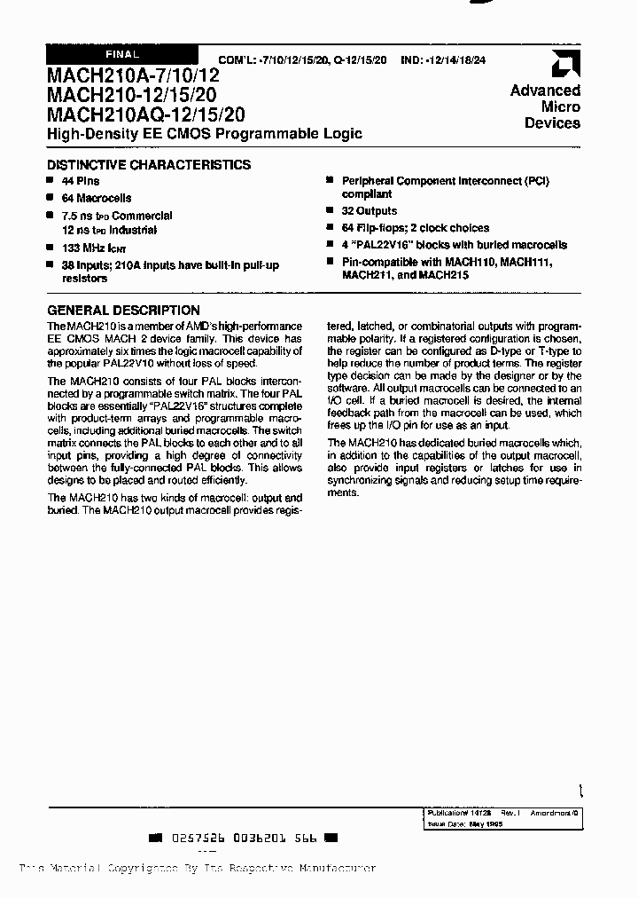 MACH210A-12JCNBSP_327475.PDF Datasheet