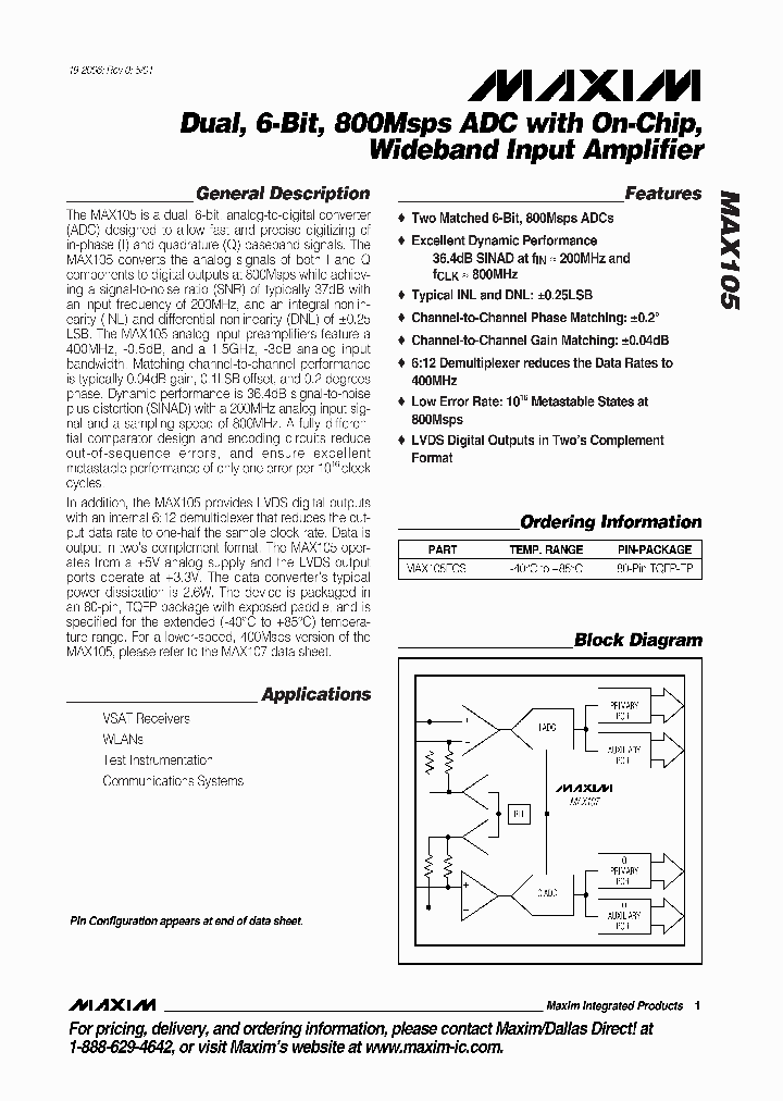 MAX105_2783.PDF Datasheet