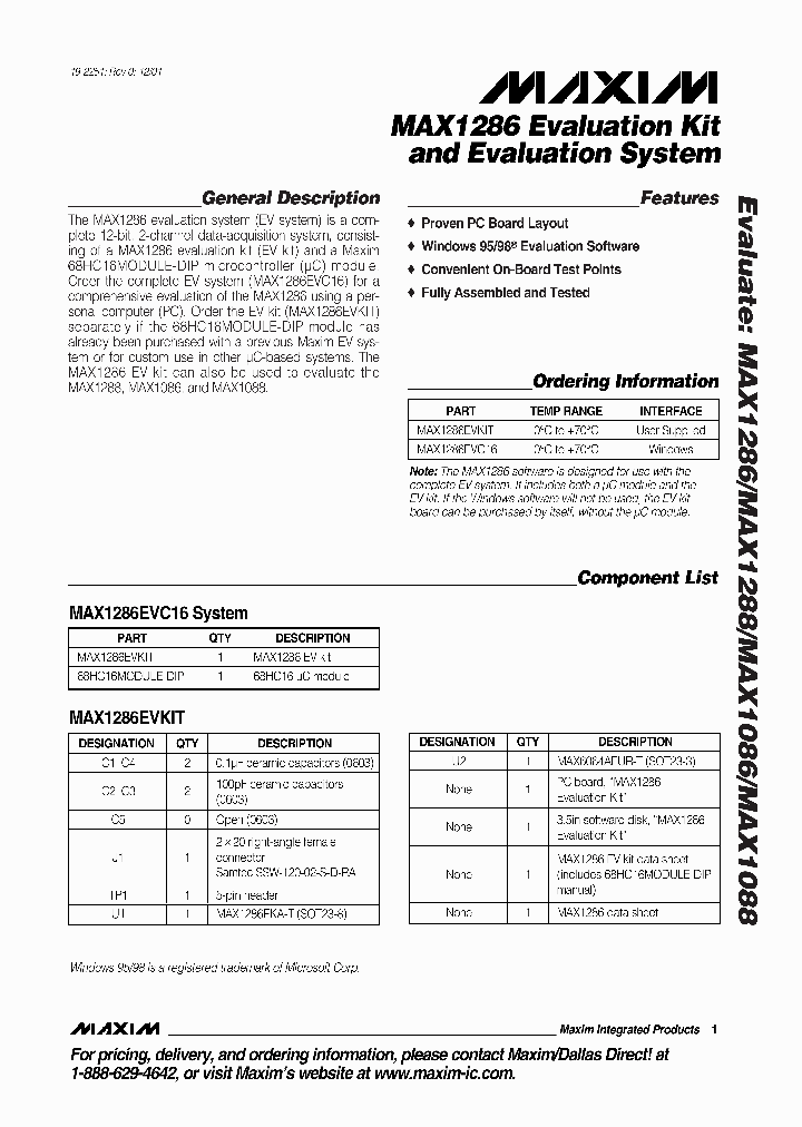 MAX1088EVKIT_313472.PDF Datasheet