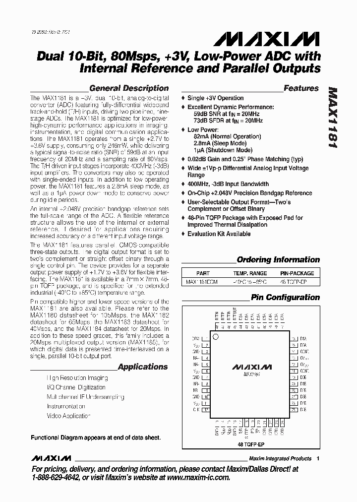 MAX1181_190508.PDF Datasheet