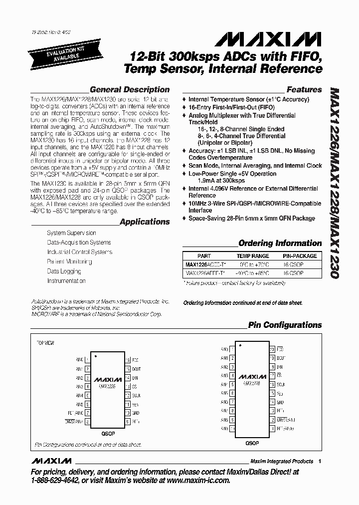MAX1226_372769.PDF Datasheet