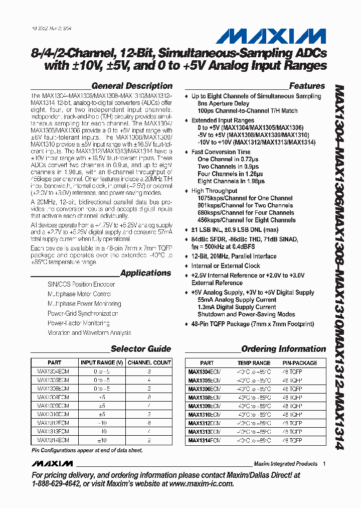 MAX1304_50286.PDF Datasheet