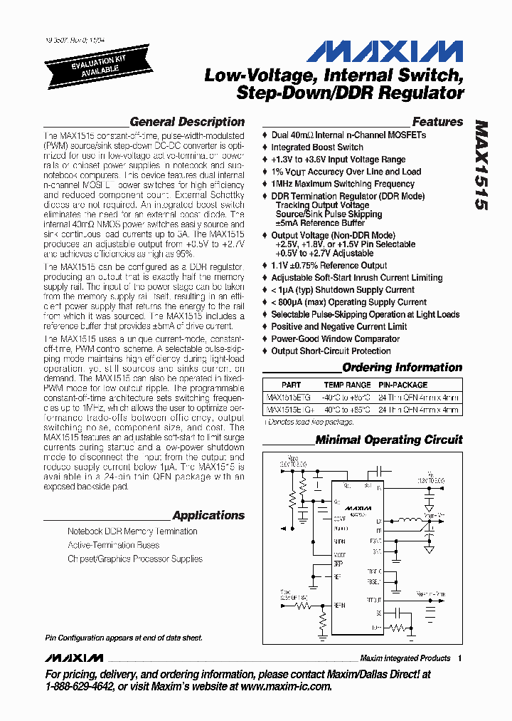 MAX1515_364224.PDF Datasheet
