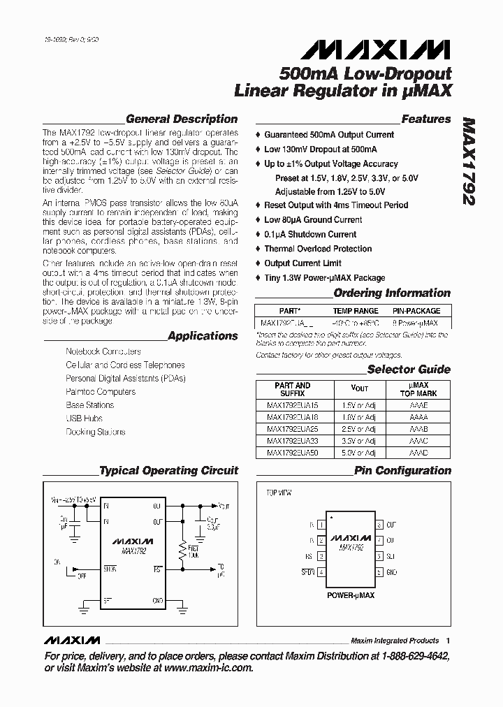 MAX1792_27435.PDF Datasheet