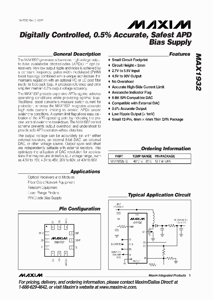 MAX1932_113284.PDF Datasheet
