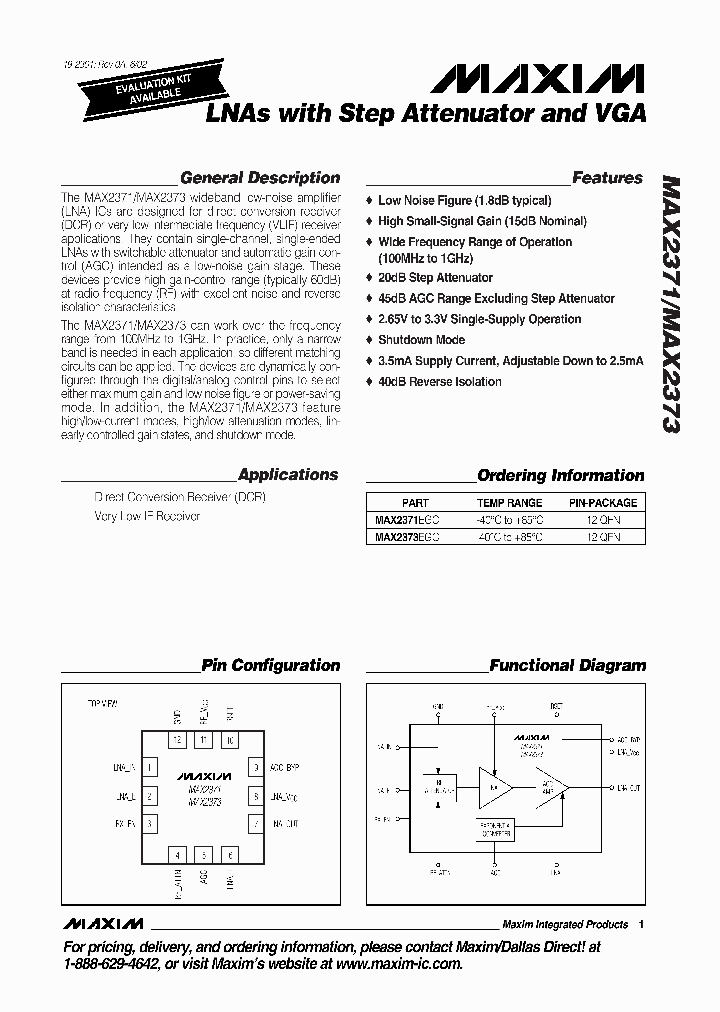 MAX2371_181680.PDF Datasheet