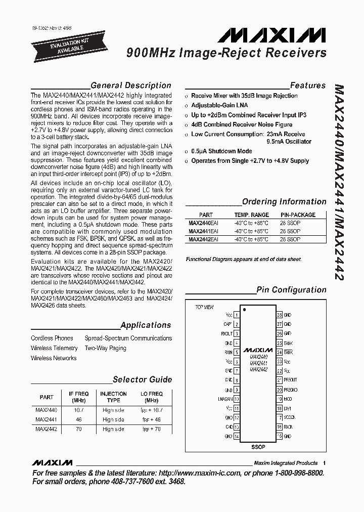 MAX2440_114004.PDF Datasheet