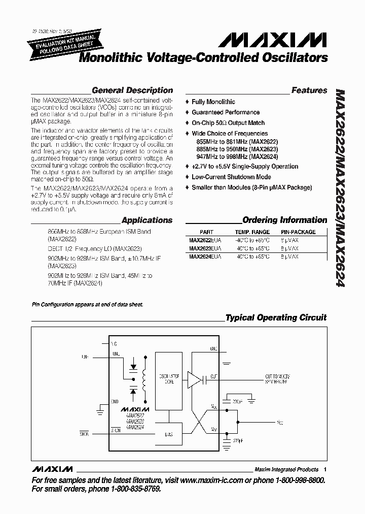MAX2623_275761.PDF Datasheet