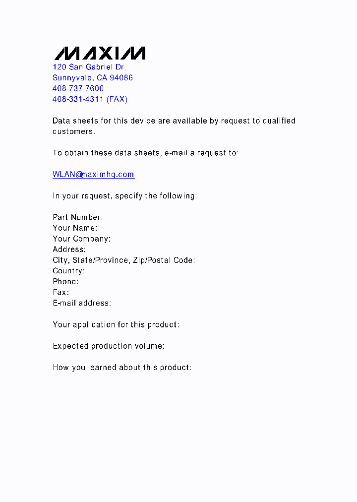 MAX2822_201265.PDF Datasheet