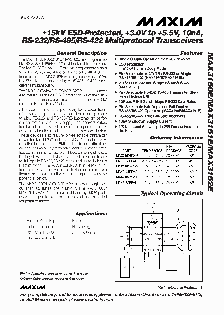 MAX3160E_342126.PDF Datasheet