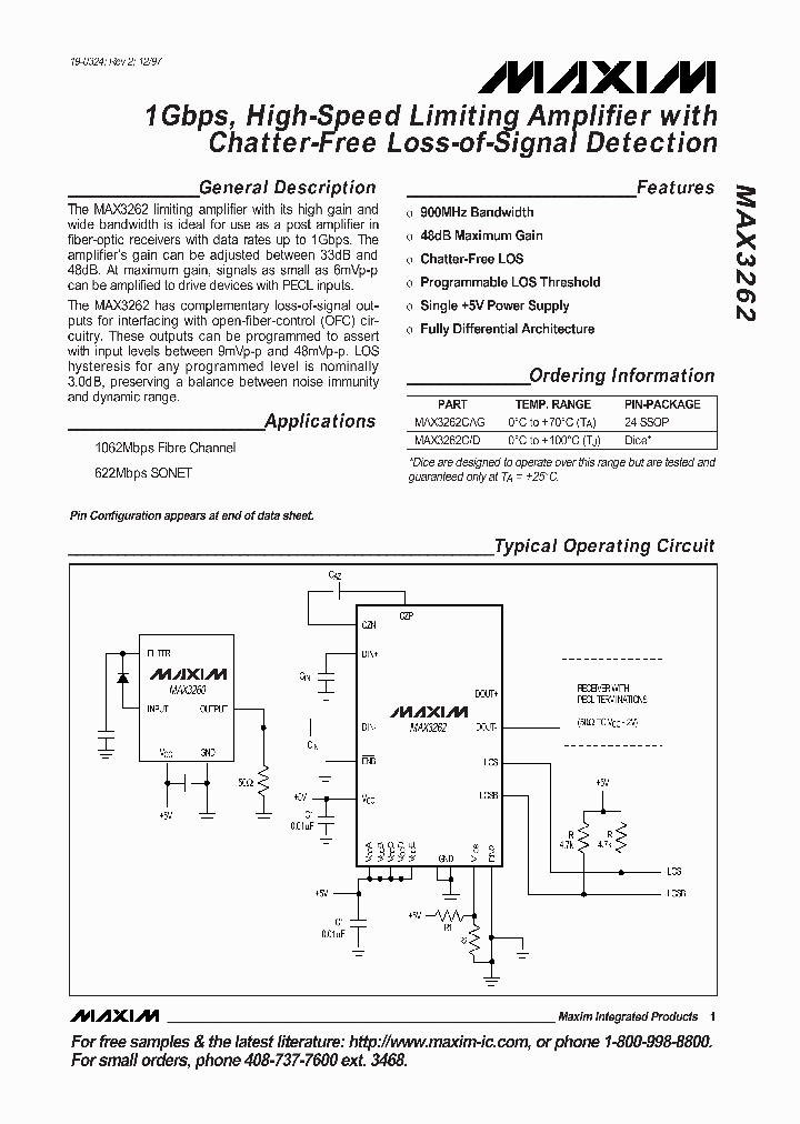 MAX3262_336880.PDF Datasheet