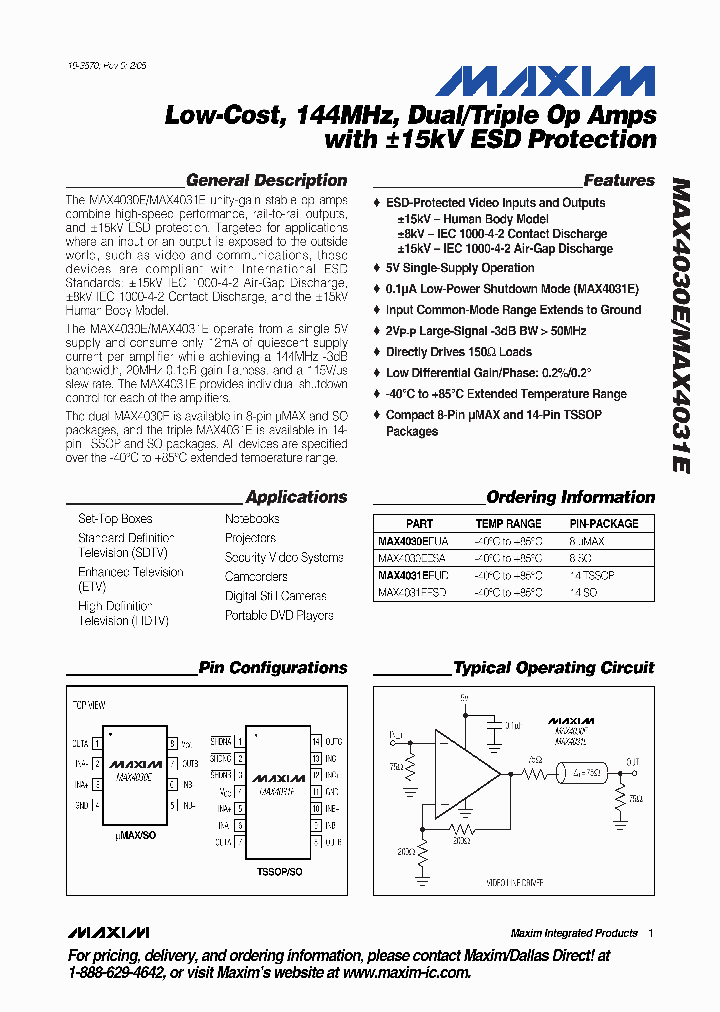 MAX4030E_312106.PDF Datasheet