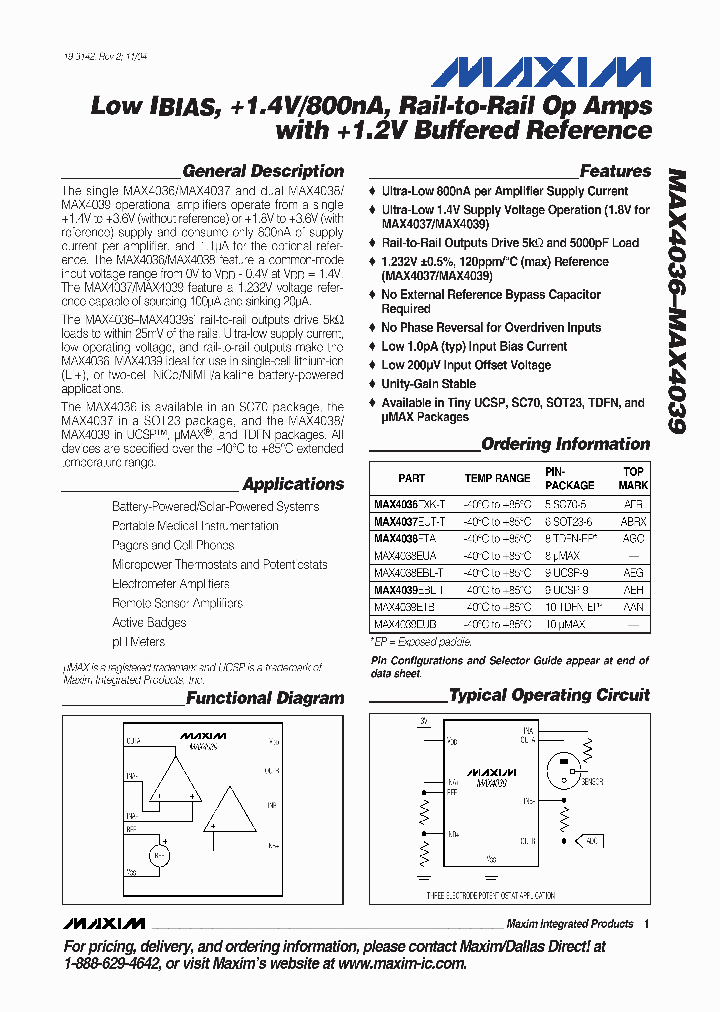 MAX4036_122591.PDF Datasheet